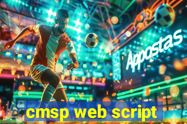 cmsp web script